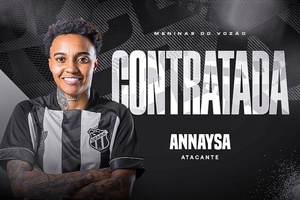 Fut. Feminino: Campeã da Série A2 em 2022, Annaysa retorna ao Ceará para sequência da temporada