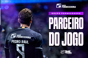Comercial: Ceará acerta patrocínio pontual com Grupo Fornecedora para duelo contra Palmeiras