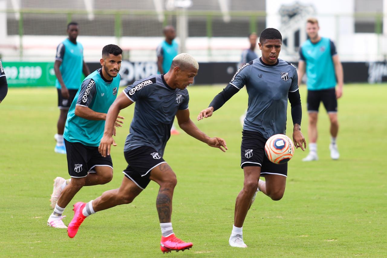 Com atividade aberta à imprensa, Ceará realiza penúltimo treino antes de jogo contra o Atlético/CE