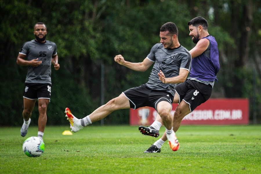 Brasileirão: Ainda em SP, Ceará inicia preparação para partida contra o Grêmio