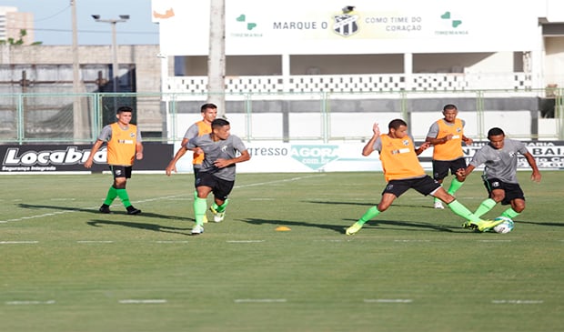 Preparação para o jogo contra o Paysandu