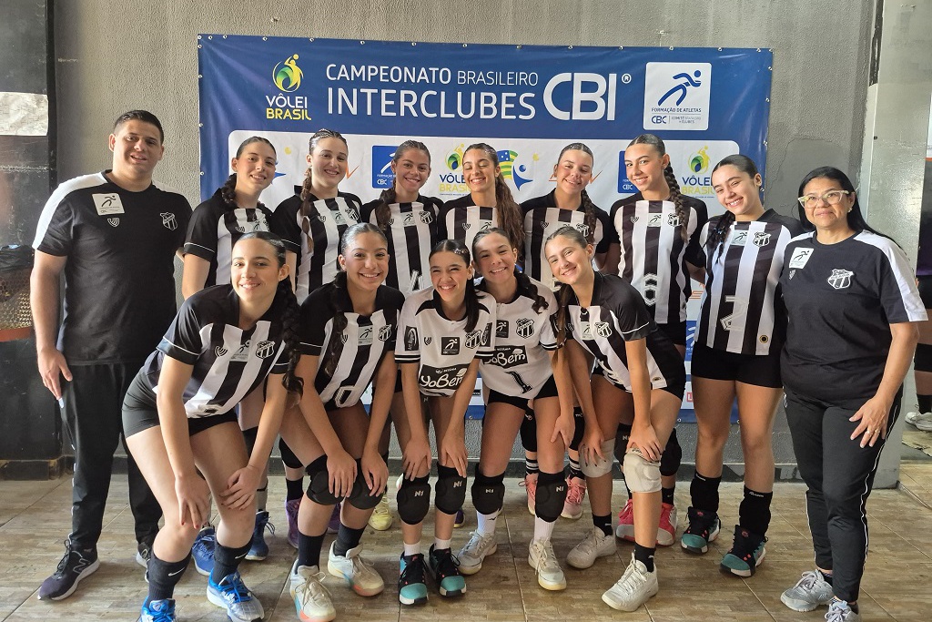 Vôlei: Ceará vence Curitibano por 3 sets a 0 e avança às quartas de final do CBI Sub-17 Feminino